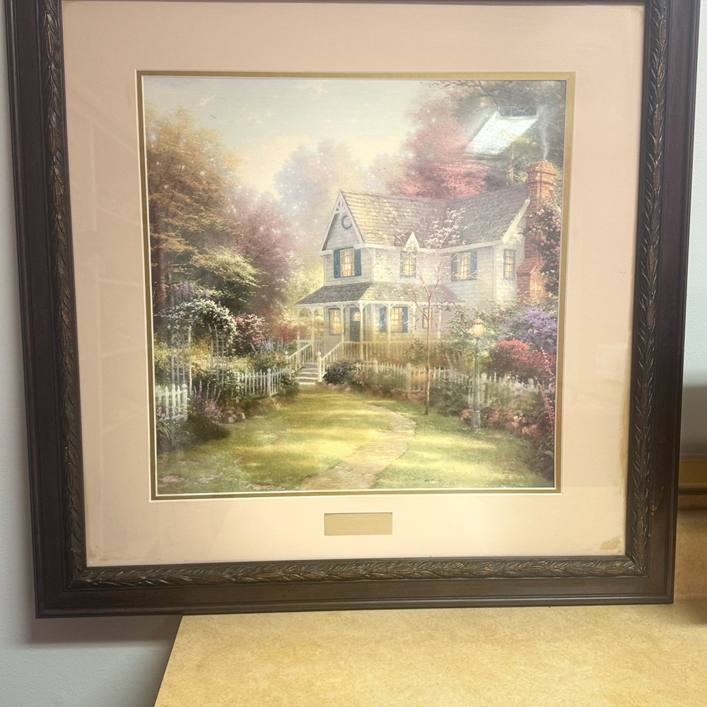 Thomas Kinkade "Victorian Garden II" - Framed Library
Edition Print.